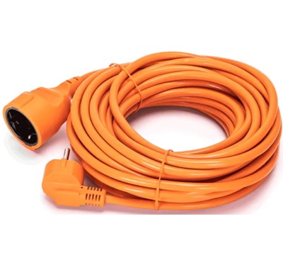 CABO EXTENSÃO TOMADA ELECTRICA 15M 3680W LARANJA