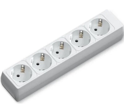 TOMADA ELÉCTRICA X5 S/ CABO S/ INTERRUPTOR 3680W BRANCA