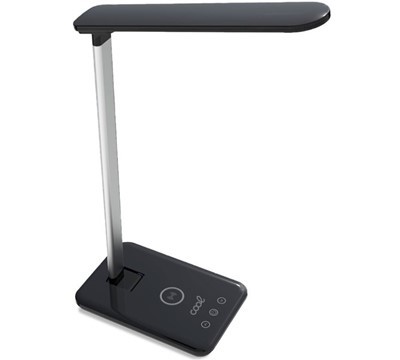 CANDEEIRO LED+Qi COOL BASE DE CARREGAMENTO S/ FIO FOLD PRETO