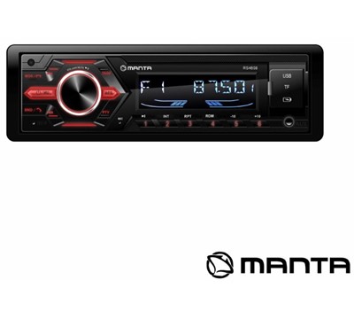 AUTO-RÁDIO MP3 4X50W C/ FM/BT/SD/AUX/USB MANTA