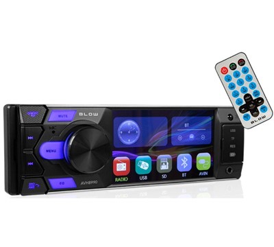 AUTO-RÁDIO 4" FM MP3 60WX4 C/ BT/RDS/MP5/USB/COMANDO BLOW