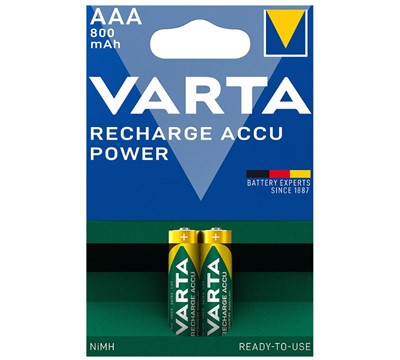 PILHAS RECARREGÁVEIS X2 ACCU POWER AAA - HR03 800 mAh