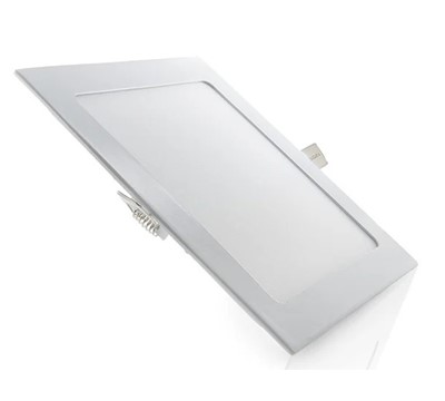 MINI PAINEL LED QUADRADO BRANCO NW 18W
