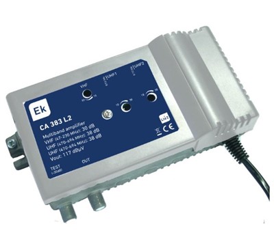 CENTRAL AMPLIFICADORA 3 INPUTS VHF/UHF CLASSE A