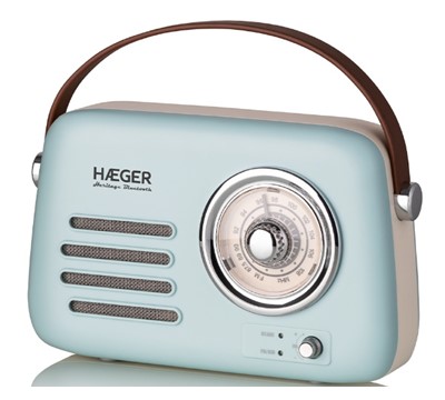 RÁDIO BLUETOOTH - HAEGER HERITAGE BLUETOOTH