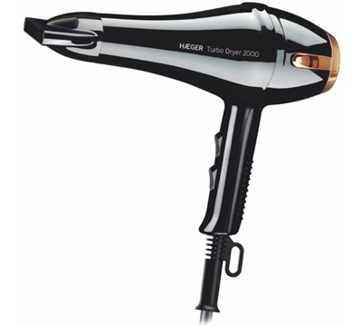 SECADOR DE CABELO 2000W - HAEGER TURBO DRYER 2000