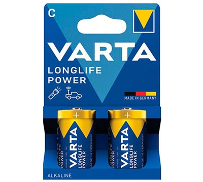 BATERIA VARTA LONGLIFE POWER C - LR14 BLÍSTER 2 UNI.