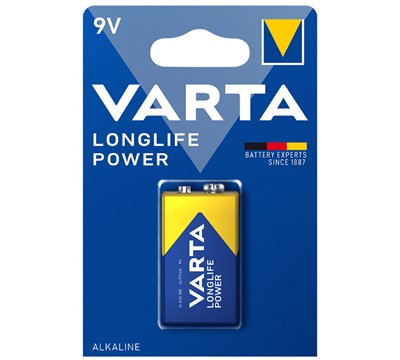 PILHA ALCALINA 6LR61 9V BP1 VARTA