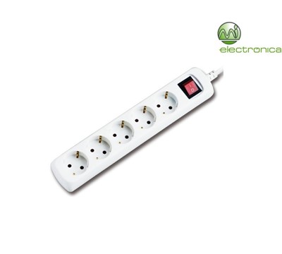 EXTENSÃO TOMADAS 5X 1,5M C/ INTERRUPTOR 3680W