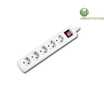 EXTENSÃO TOMADAS 5X 5M C/ INTERRUPTOR 3680W