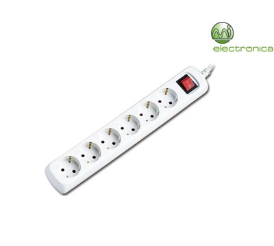 EXTENSÃO TOMADAS 6X 1,5M C/ INTERRUPTOR 3680W